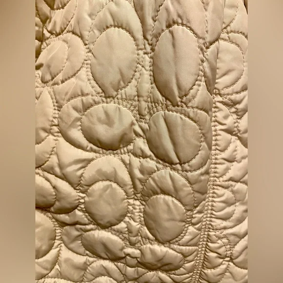 EUC Coach Quilted Logo Riding Jacket (Size Small) - Picture 5 of 5